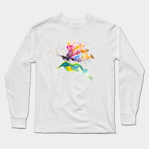 Abstract Butterfly Long Sleeve T-Shirt by beaugeste2280@yahoo.com